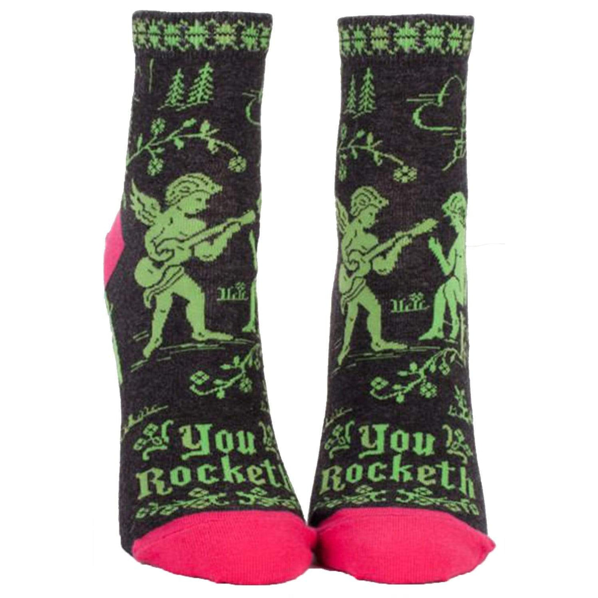 You Rocketh Socks - Women&#39;s Ankle Sock black