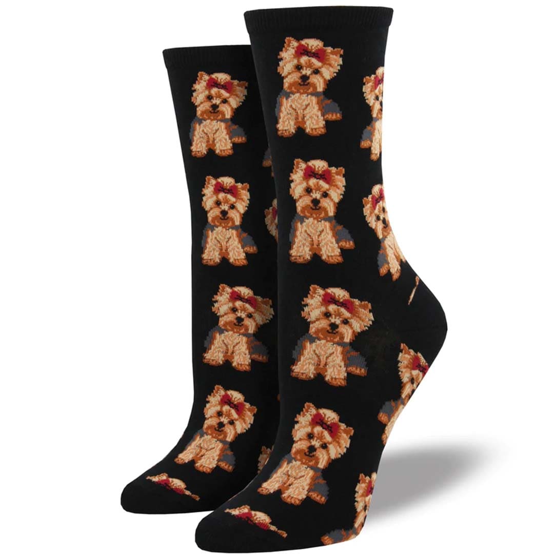 Yorkies Socks Women's Crew Sock