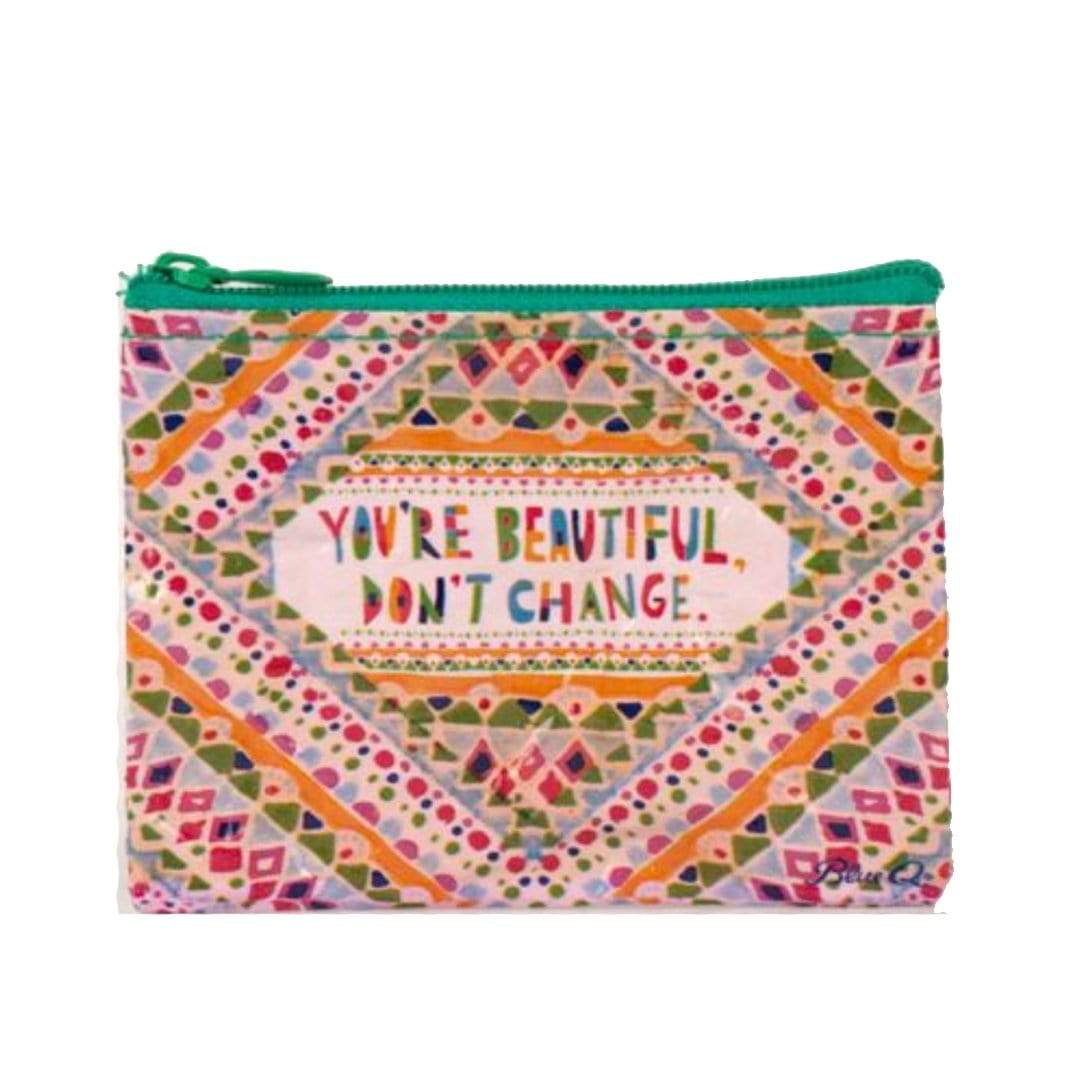 You're Beautiful Coin Purse Multi Print