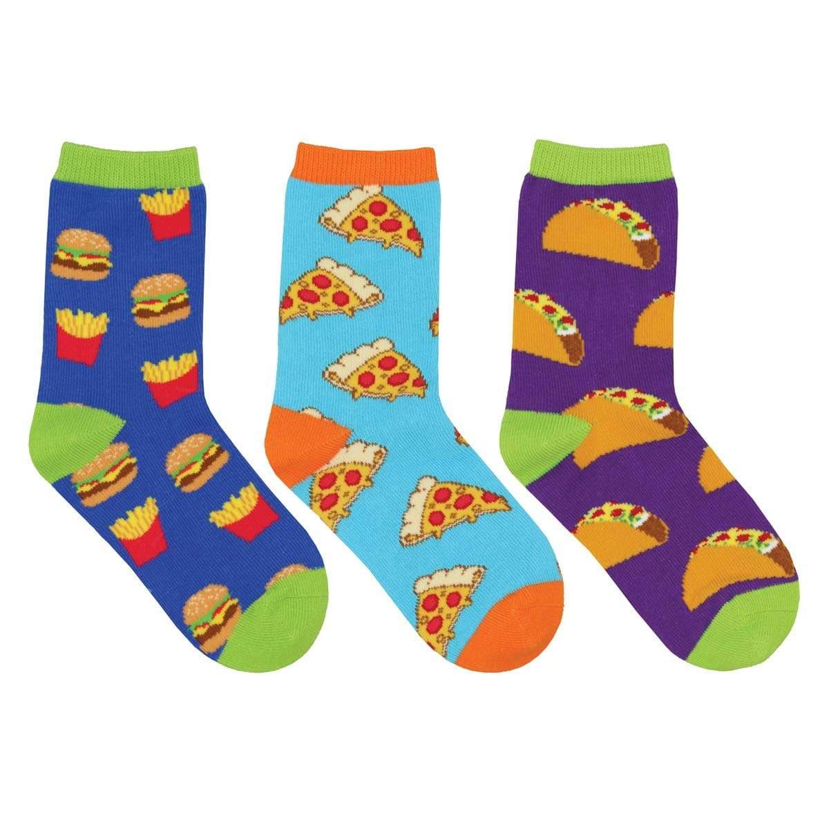 Yummy In My Tummy Crew Sock 3 Pack Multi