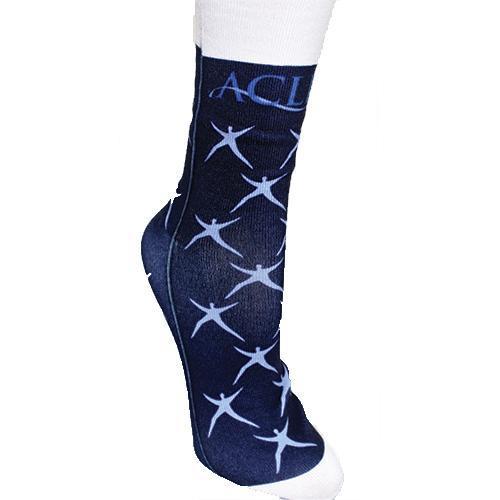 ACLD Socks Unisex Crew Sock Blue