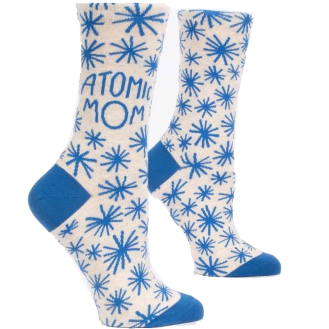 Atomic Mom Women's Crew Sock Tan
