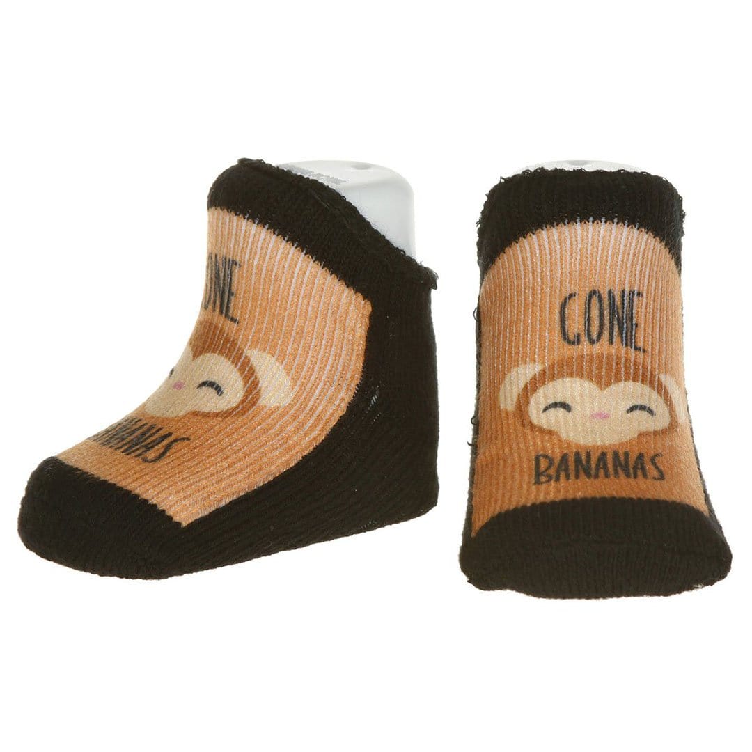Gone Bananas Socks - Baby Sock 0-6 Months Brown