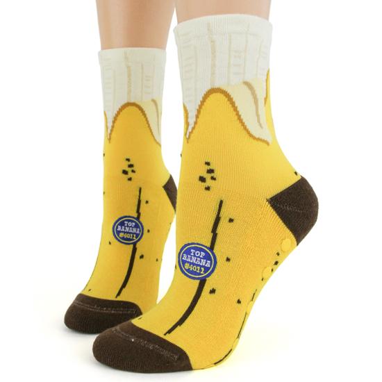 Banana Women's Slipper Socks Yellow