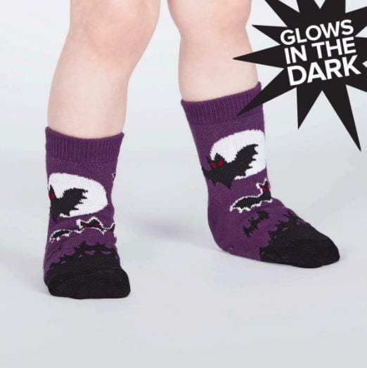 Batnado Toddler Crew Sock Purple