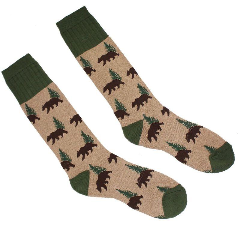Bear Hiking Socks Men's Crew Sock Hemp