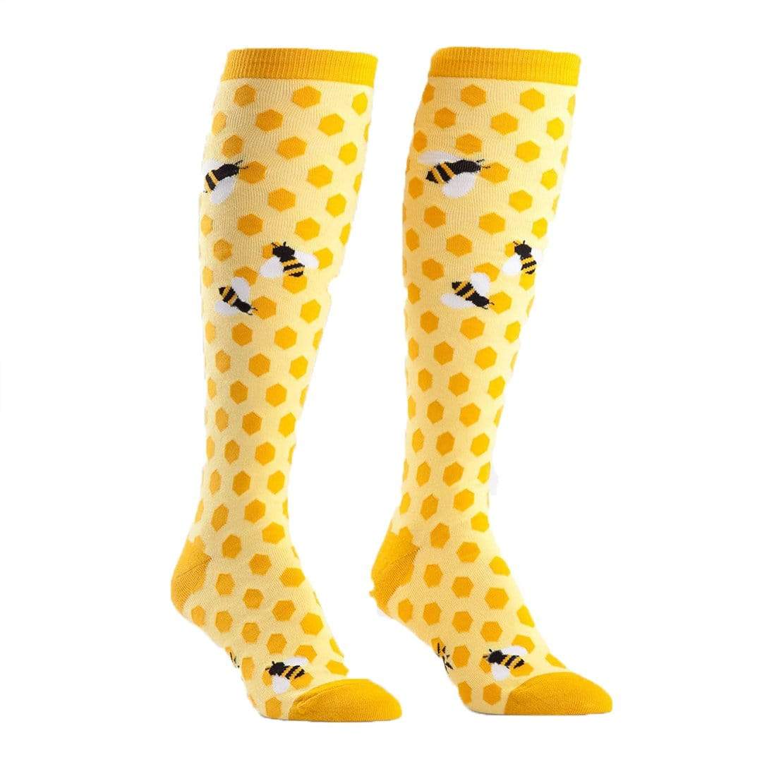 Bee&#39;s Knees Socks Women&#39;s Knee High Sock yellow