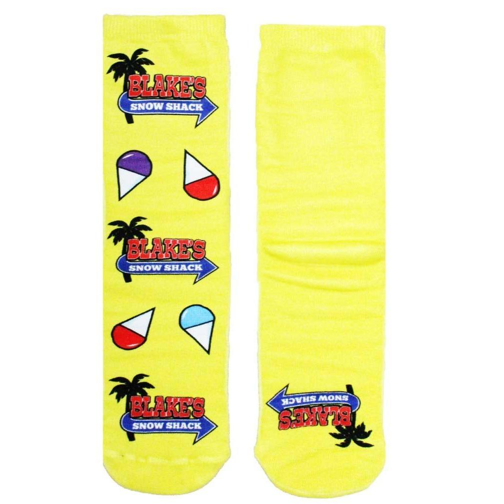 Blake’s Snow Shack Socks Unisex Crew Sock Yellow