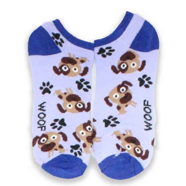 Dogs Low Cut Socks Women's No Show Sock Purple