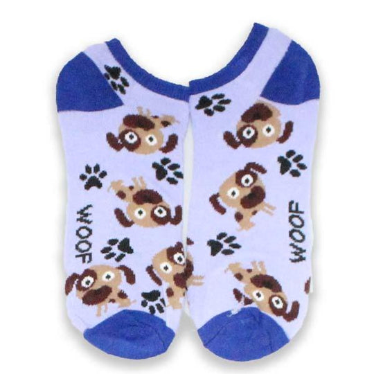 Dogs Low Cut Socks Women's No Show Sock Purple