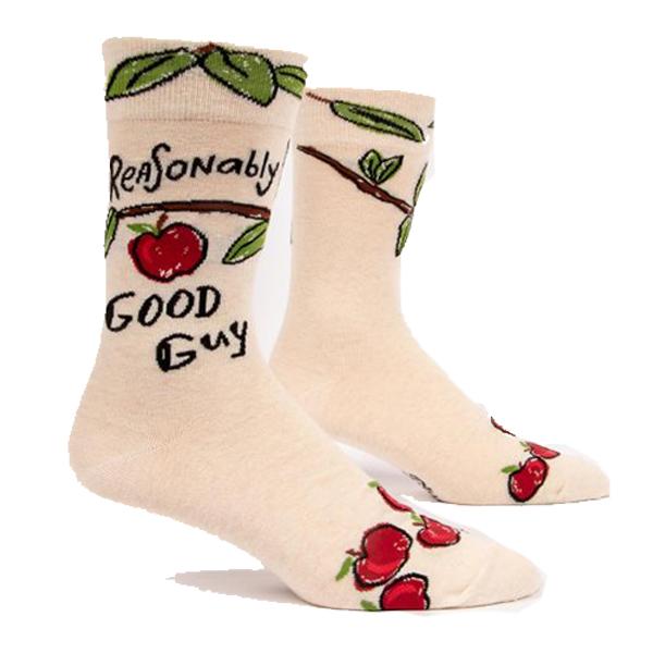 Reasonably Good Guy Socks Men’s Crew Sock Cream