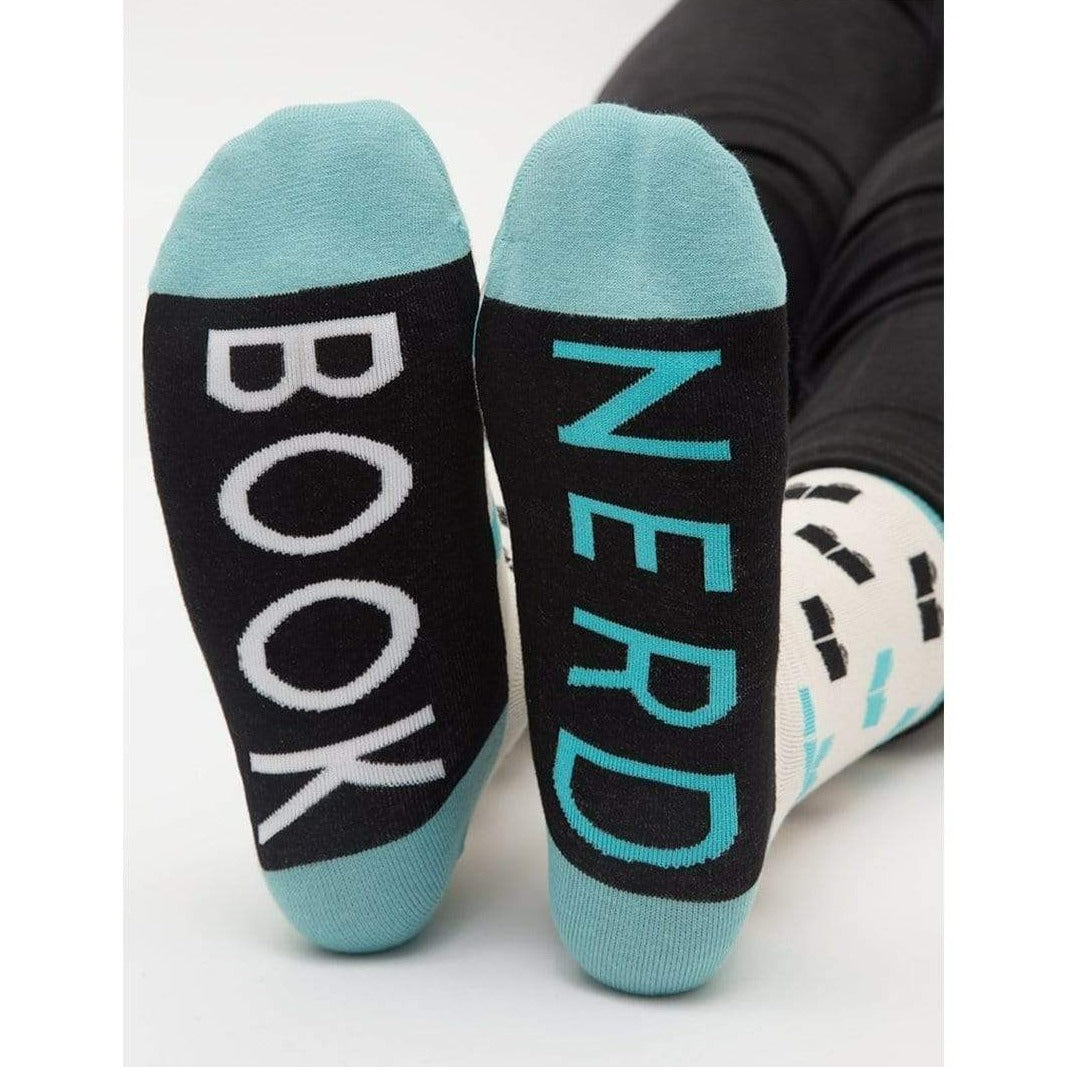 Book Nerd Socks Crew Socks