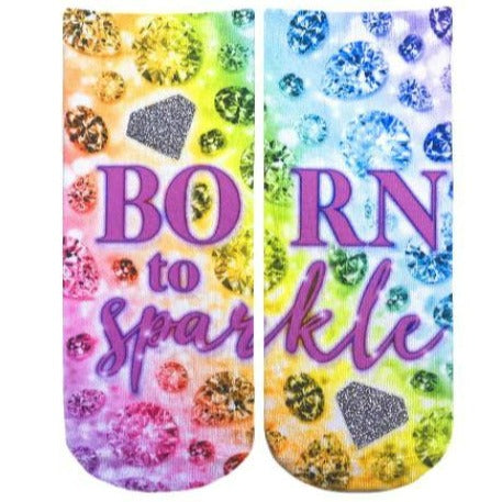 Born To Sparkle Ankle Socks Multi