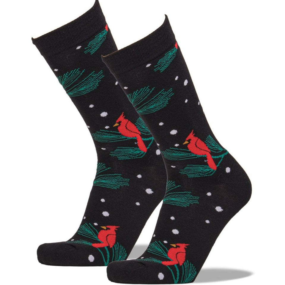 Winter Bird Watch Crew Sock Women's / Black
