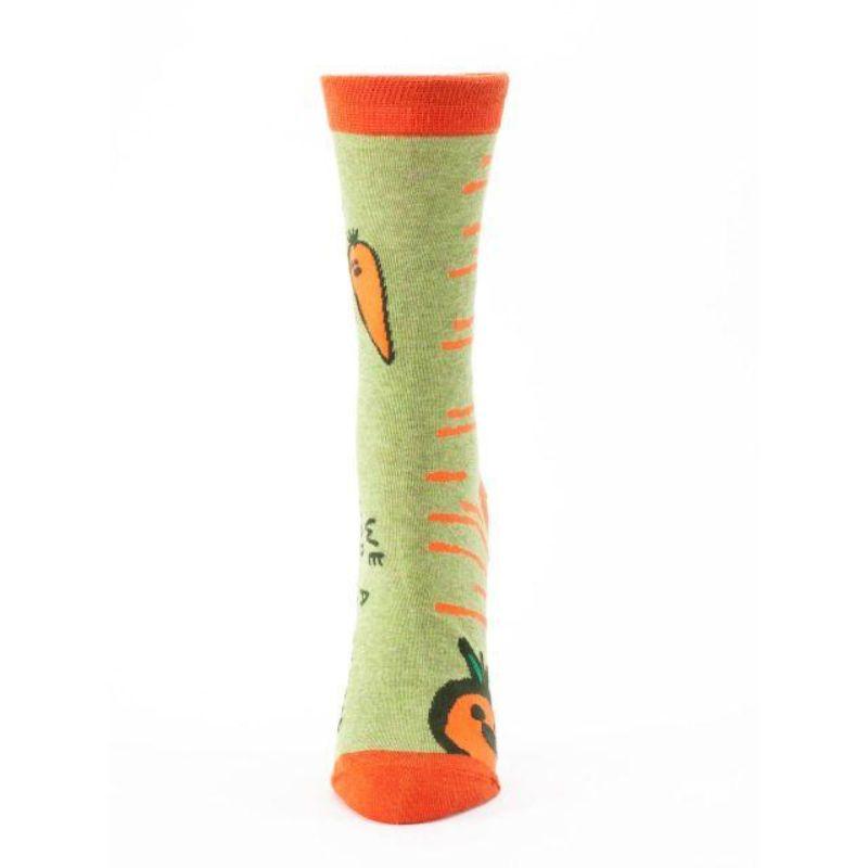Baby Carrot Socks Women's Crew Sock green
