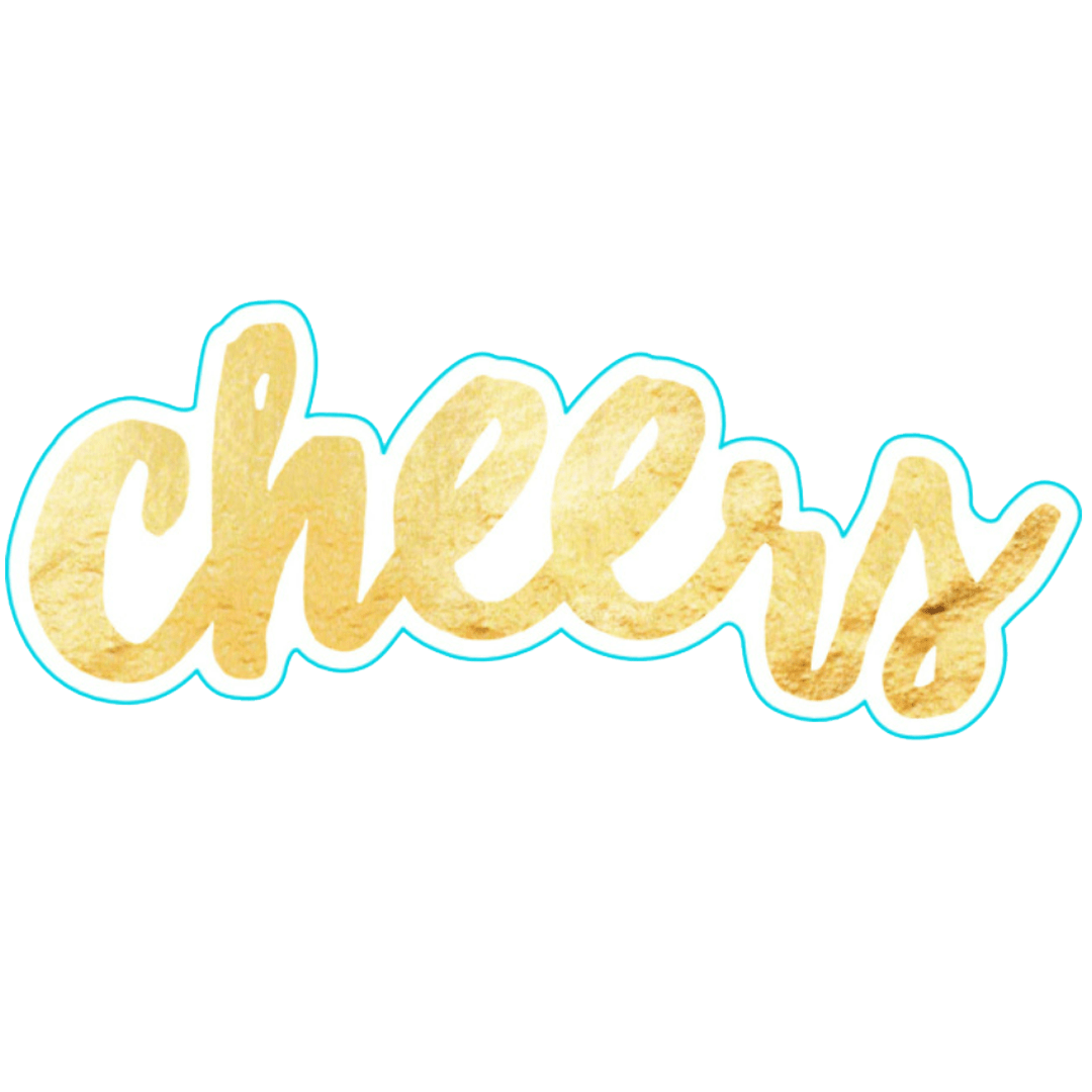 Cheers Sticker