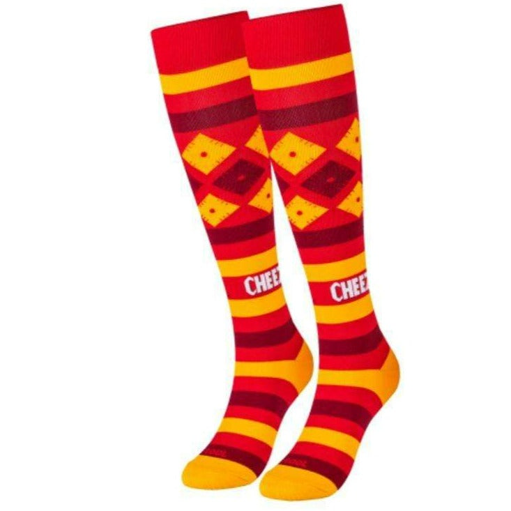 Cheez It Women&#39;s Compression Socks Red