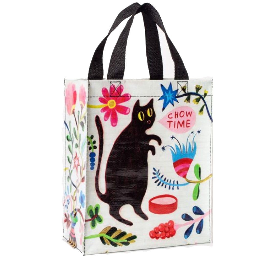 Chow Time Small Tote Bag White