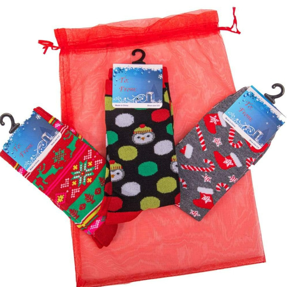 Christmas Lover Gift Bag For Her 3pack Multi