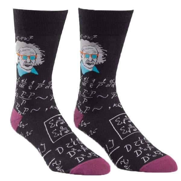 Relatively Cool Socks Men’s Crew Sock Black