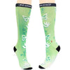 Cerebral Palsy Awareness Watercolor Knee High Sock Green
