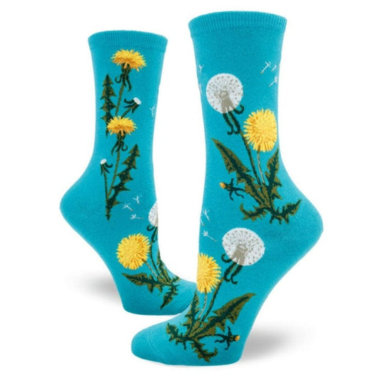 Dandelion Women's Crew Socks Blue