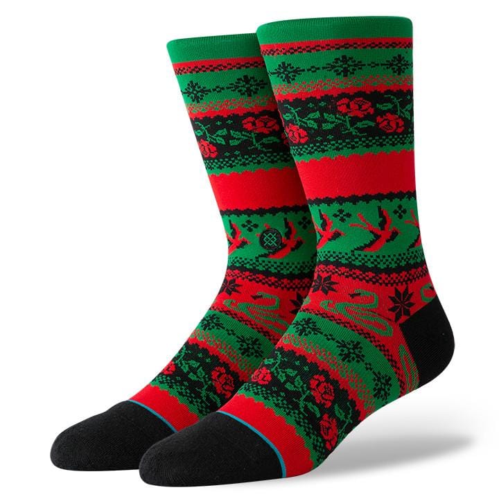 Stocking Stuffer Crew Sock Men's / Green