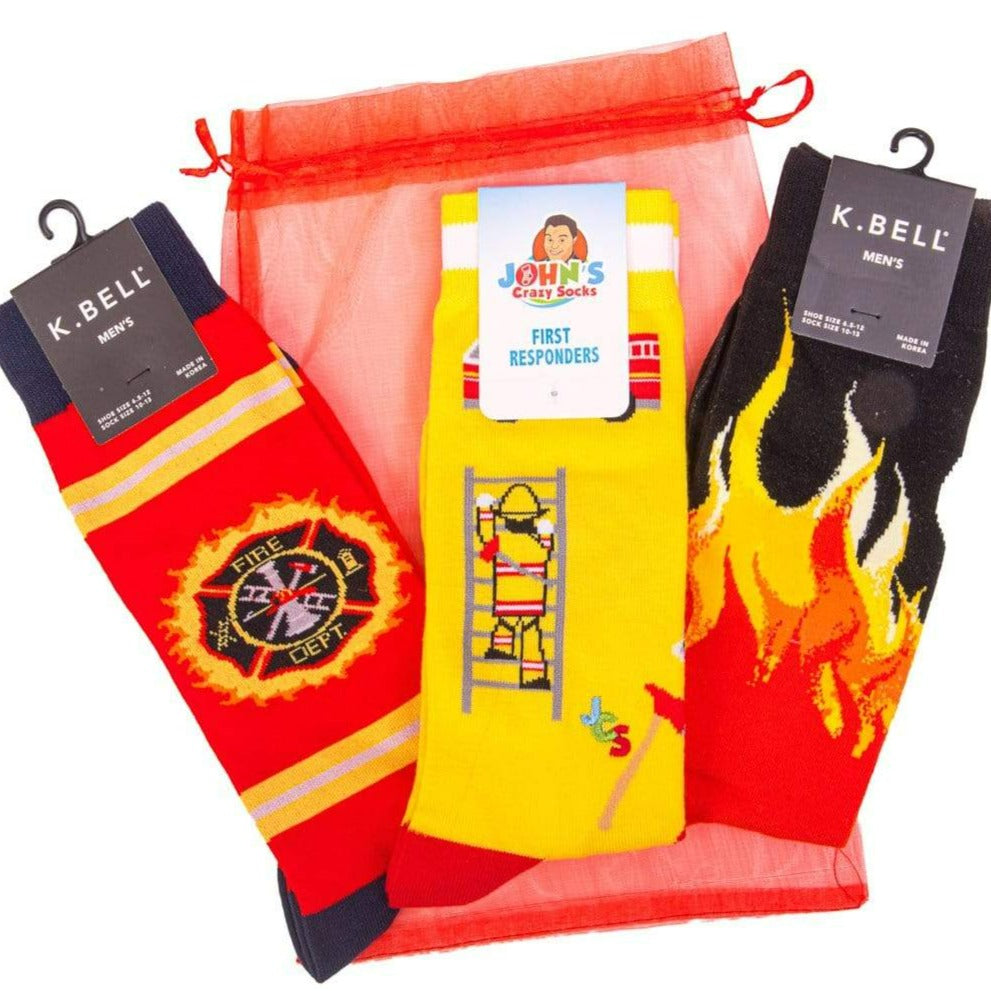 Firefighter Gift Bag For Him Multi