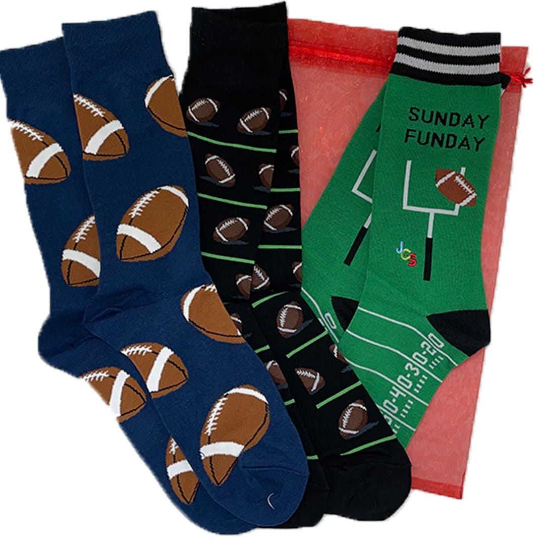 Big Game Football Gift Bag For Him Green / Black