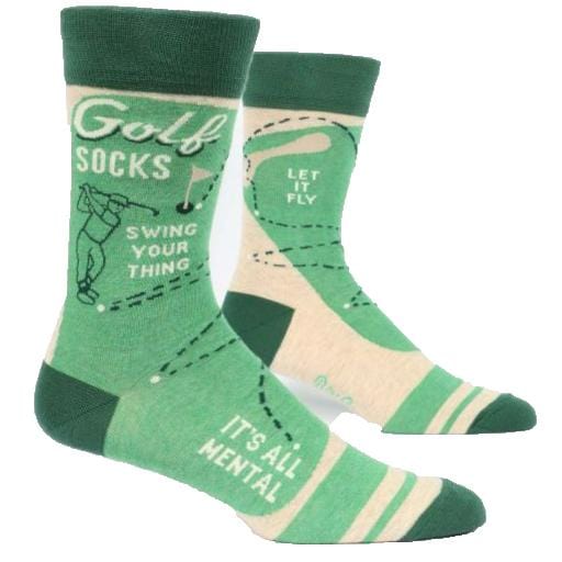 Golfing Green Socks Men’s Crew Sock green