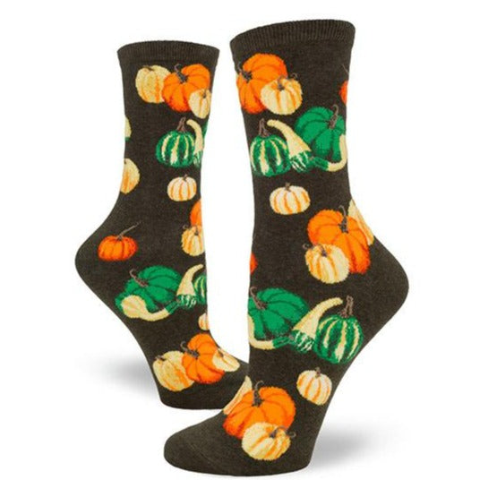 Oh My Gourd Women's Socks Brown