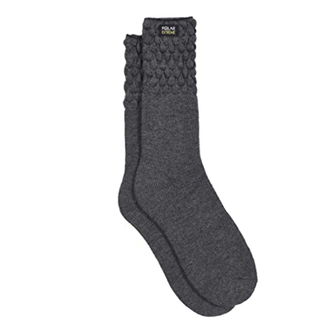 Polar Extreme Heat Women&#39;s Sock with Textured Top Women&#39;s / Charcoal