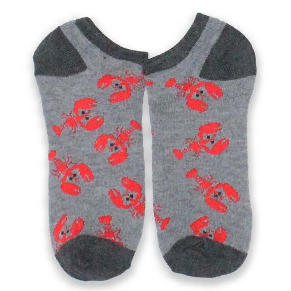 Lobster Low Cut Socks Women&#39;s No Show Sock Charcoal