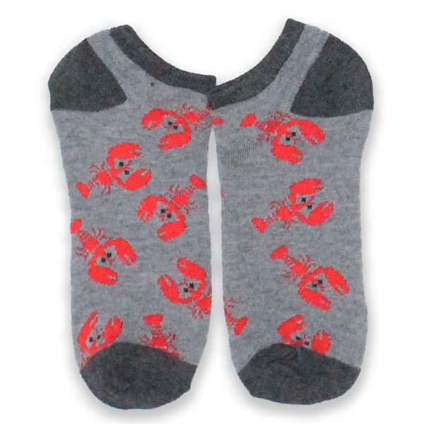 Lobster Low Cut Socks Women's No Show Sock Charcoal