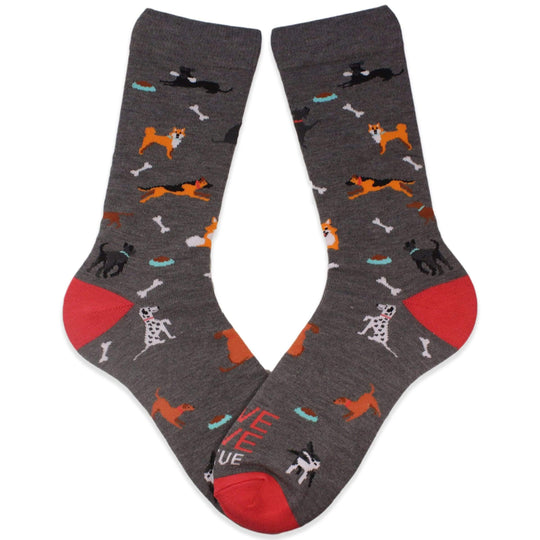 Animal Rescue Dog Park Sock Grey / Women's