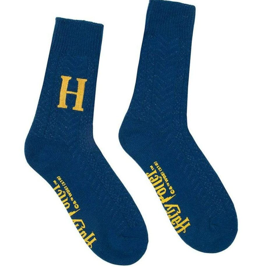 Harry Potter Sweater Socks Unisex Crew Sock Men&#39;s/Large / blue