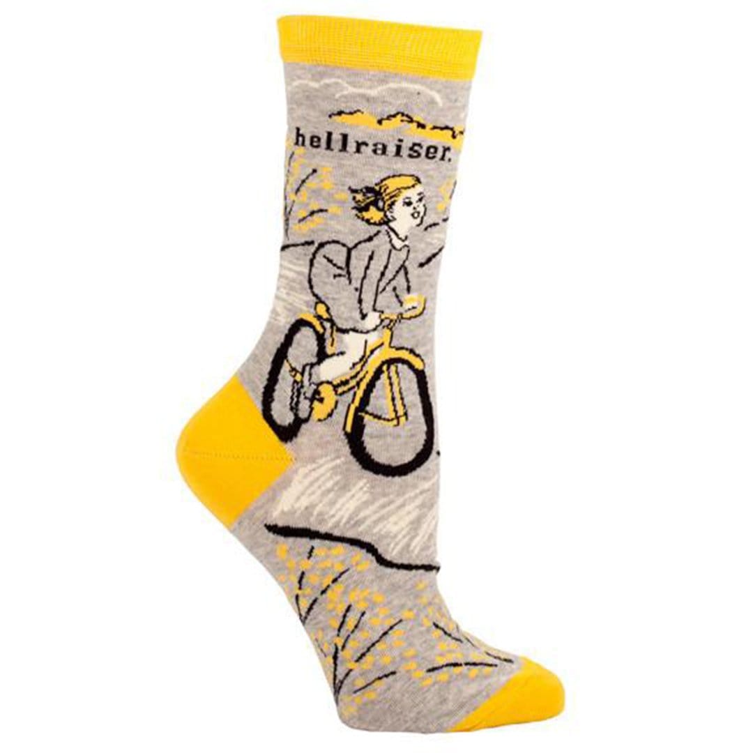 Hellraiser Socks Women's Crew Sock yellow