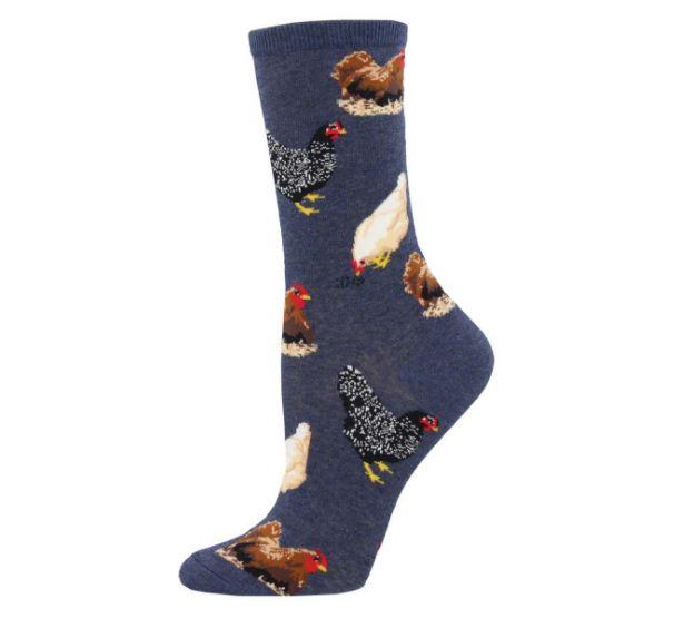 Hen House Women's Crew Sock Blue