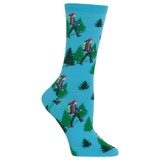 Hiker Socks Women's Crew Sock Blue