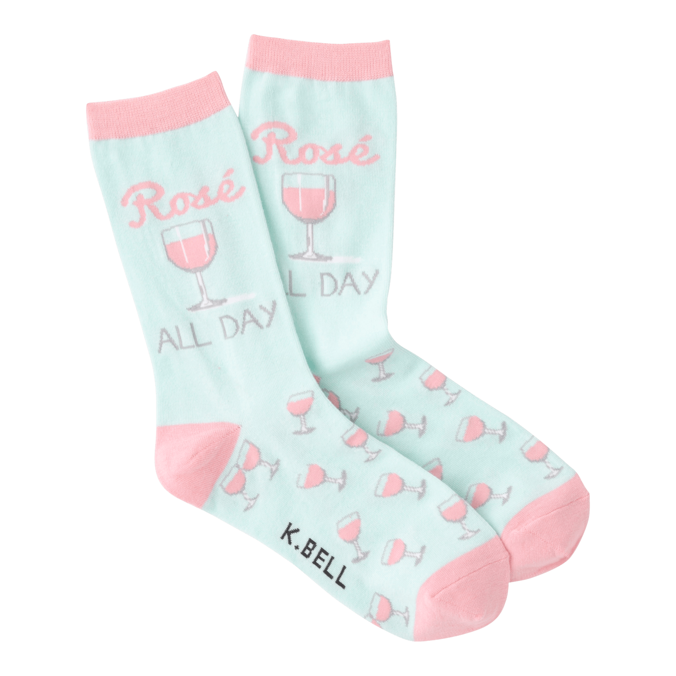Rose All Day Socks Women's Crew Sock Blue