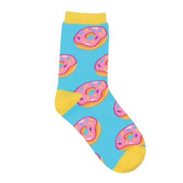 Donuts Socks Children&#39;s Crew Sock Blue