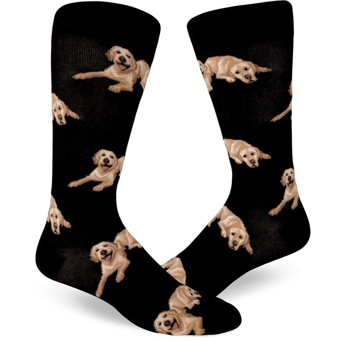 Labrador Dog Crew Socks Men