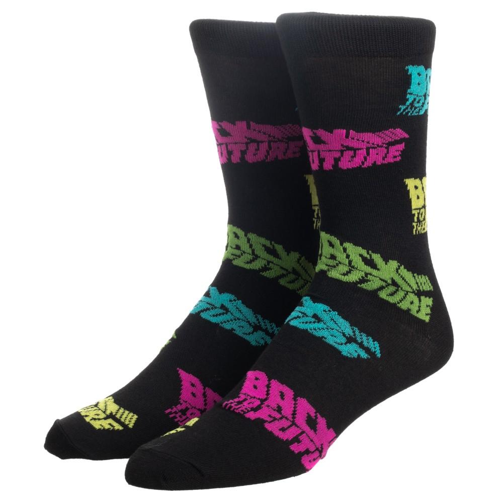 Back to the Future Crew Socks Black