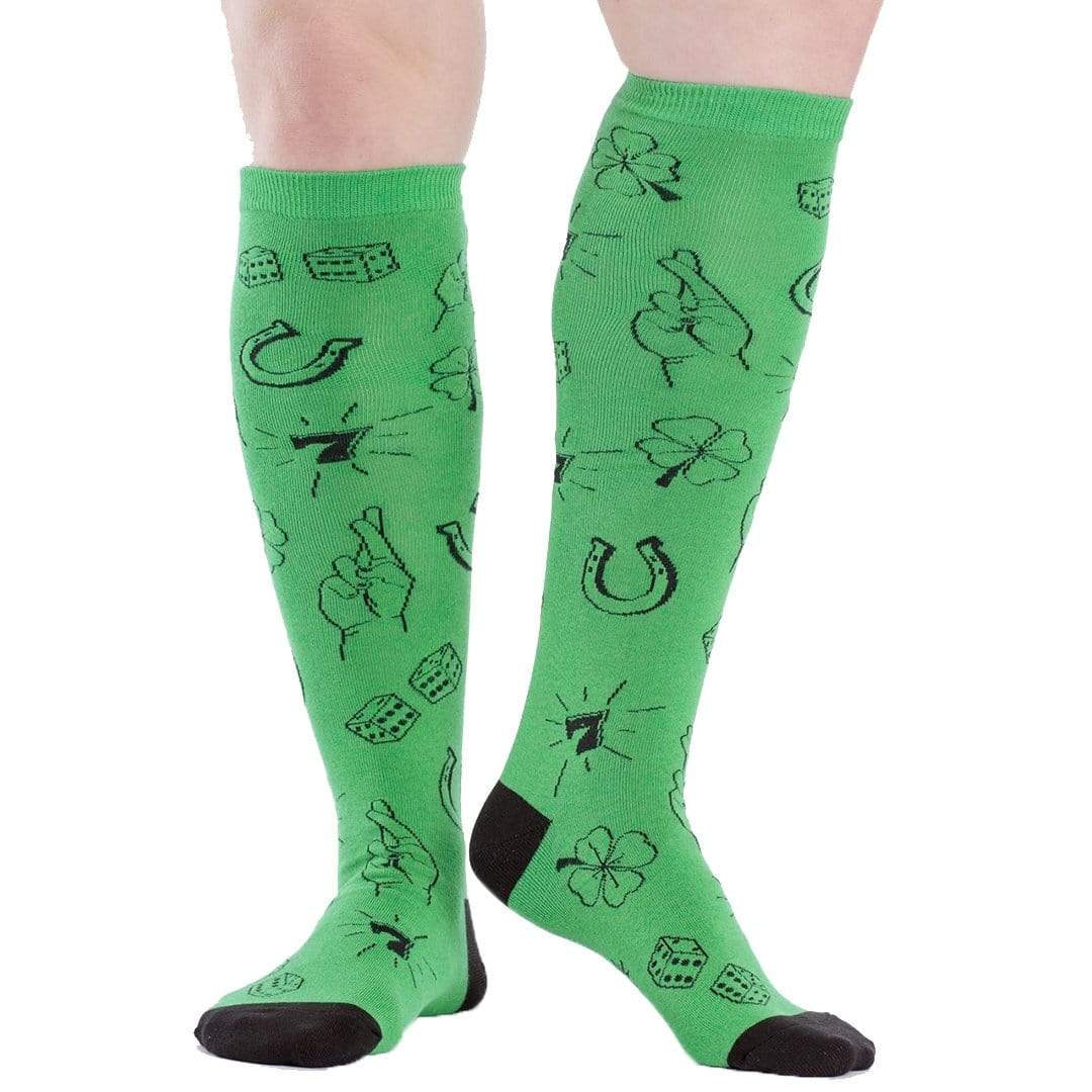 Lucky Socks Women&#39;s Knee High Sock Green