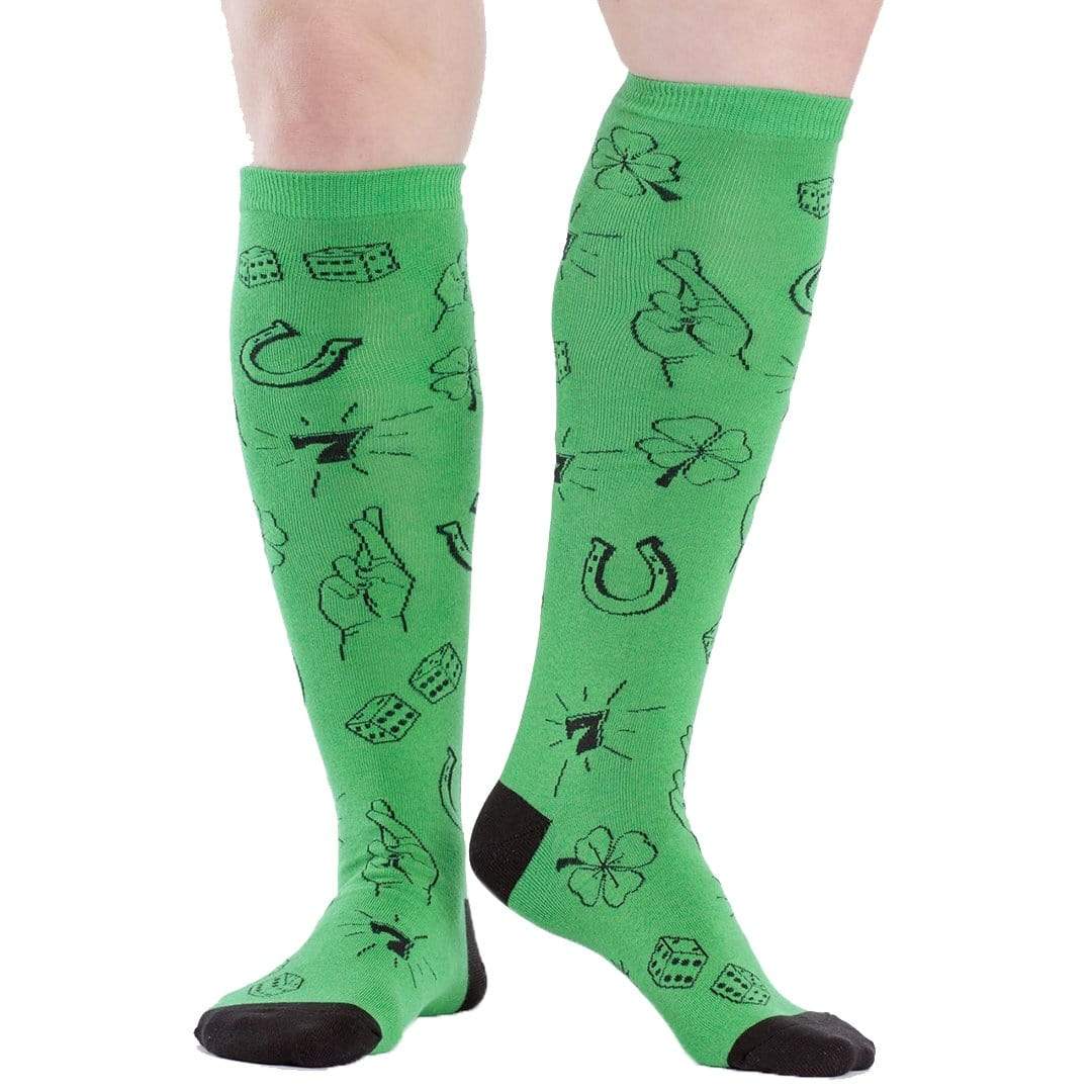 Lucky Socks Women's Knee High Sock Green