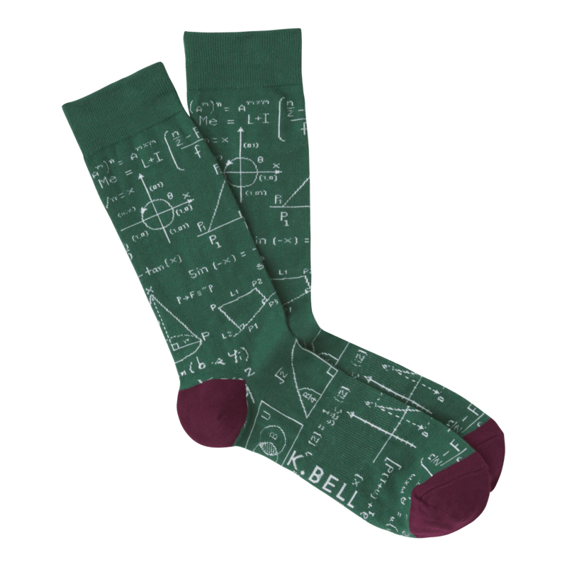 Equations Socks Men’s Crew Sock Green