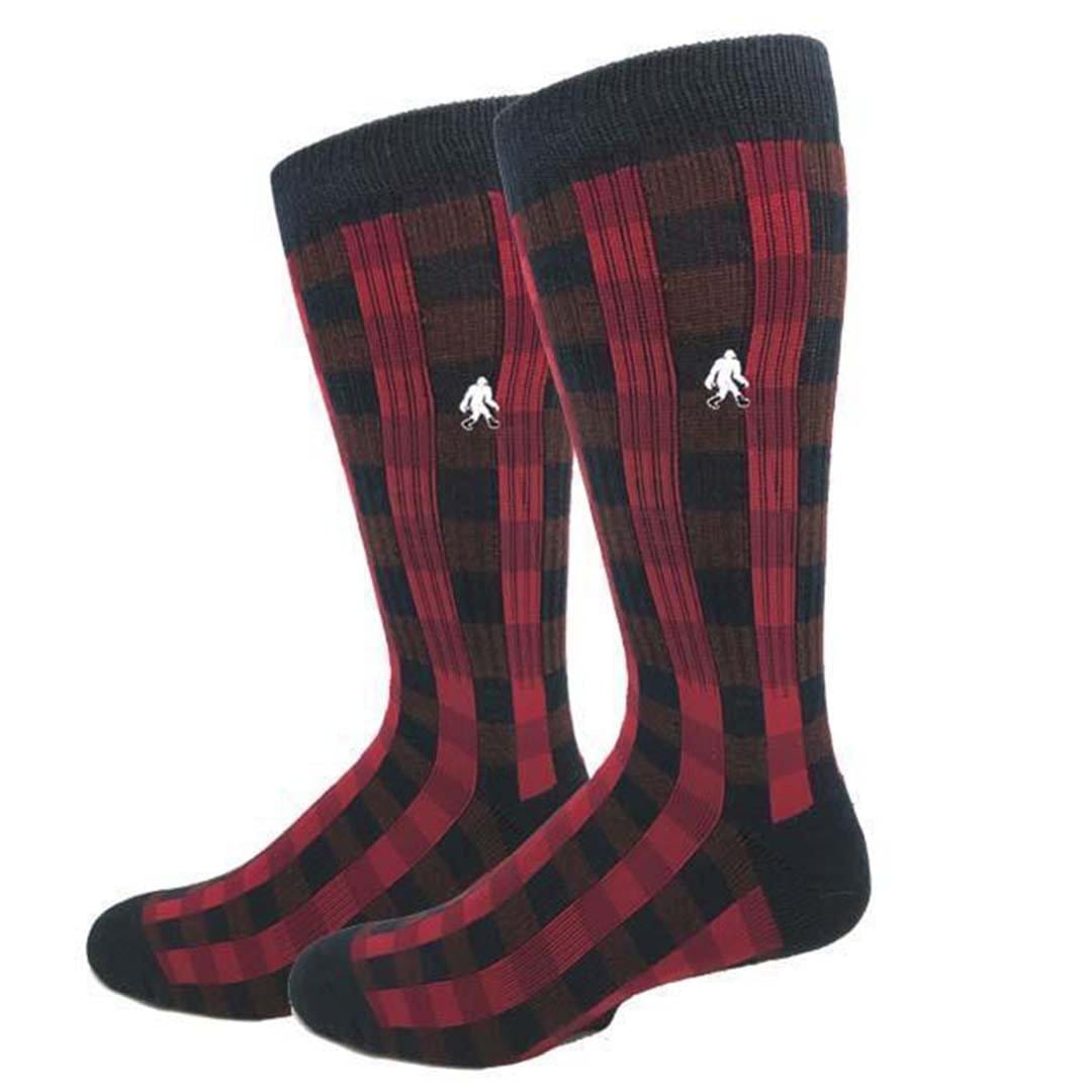 Lumberjack Arch Compression Crew Socks for Men Johns Crazy Socks
