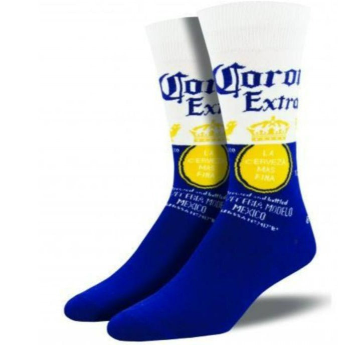 Corona Socks Men’s Crew Sock Blue