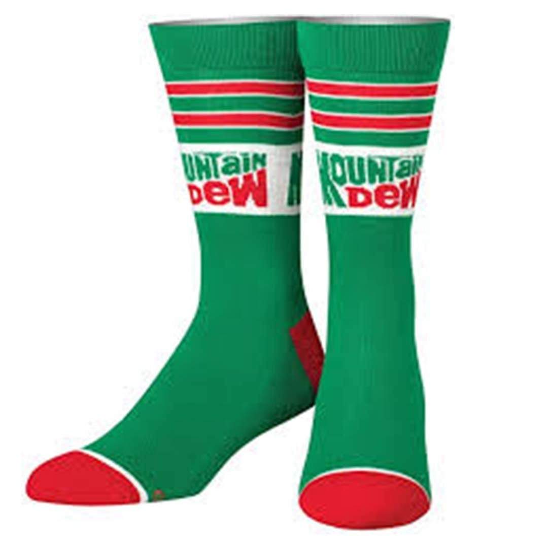 Mountain Dew Retro Men's Crew Sock Green
