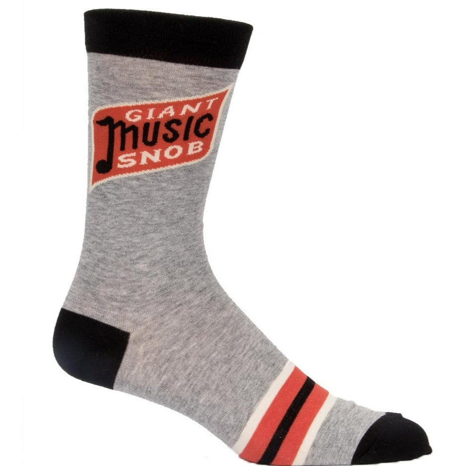 Giant Music Snob Men’s Crew Sock gray